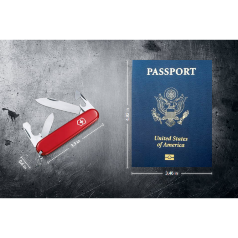 Swiss Army Knife Compared to Passport