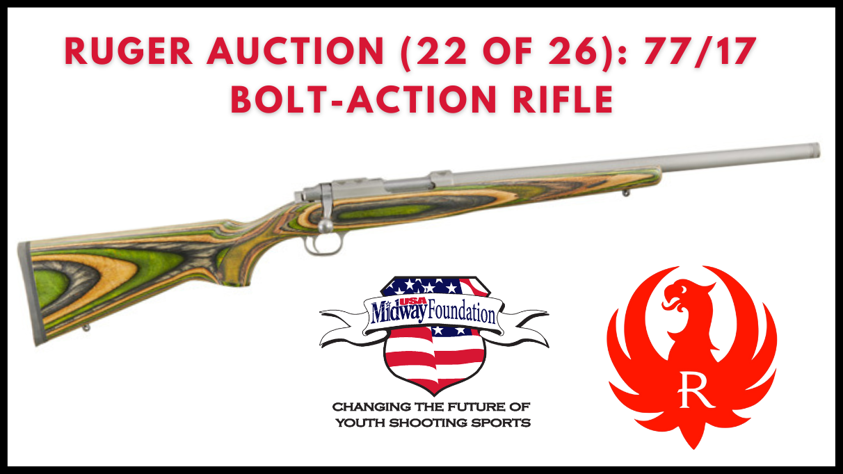 Ruger Auction, 77/17 Bolt action rifle